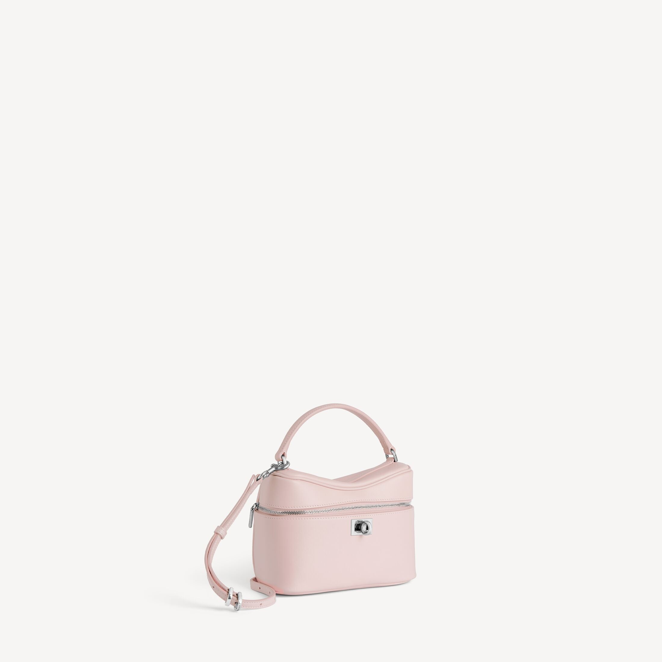 BALENCIAGA Women's Rodeo Vanity in Suede Pink