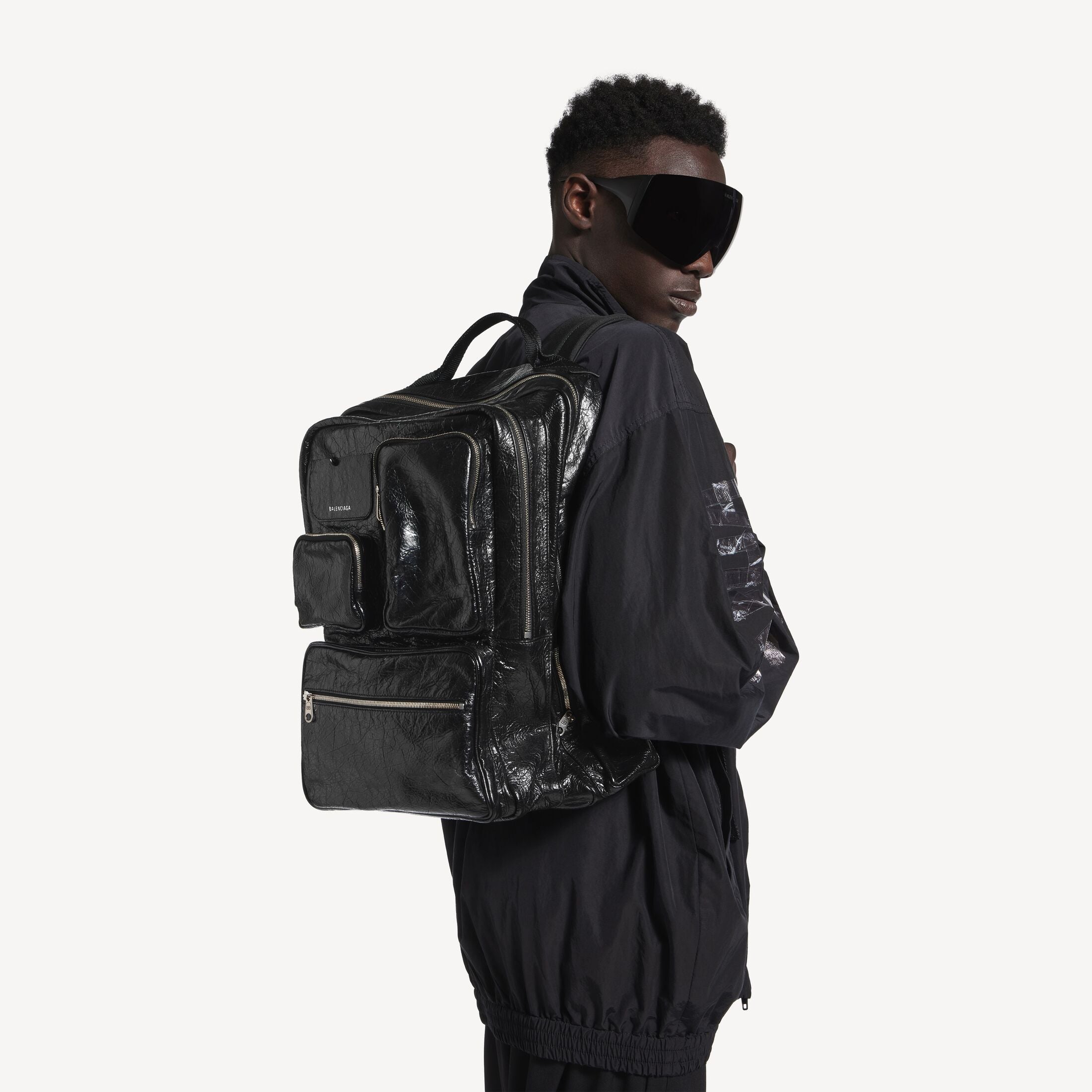 BALENCIAGA Men's Superbusy Backpack in Black