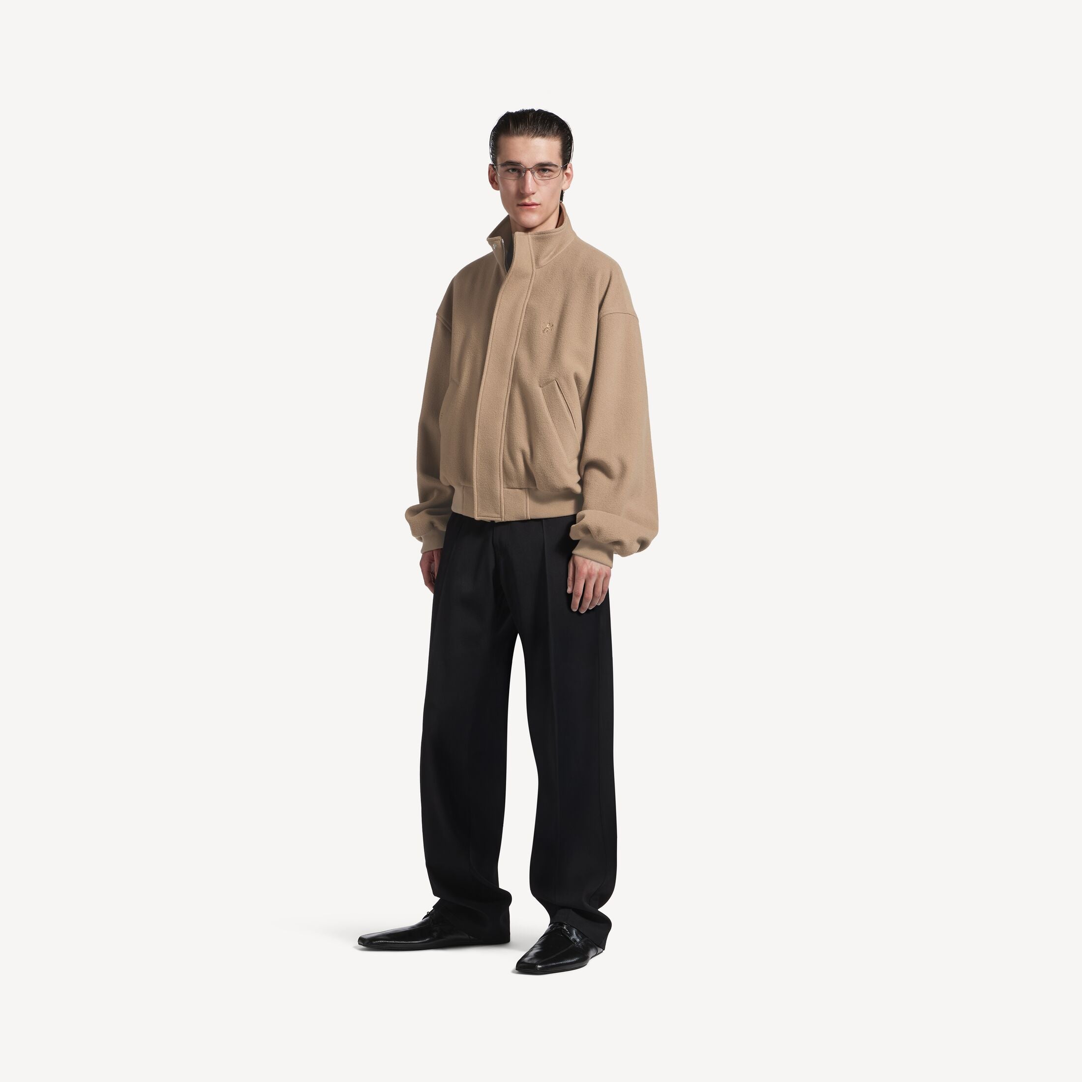 BALENCIAGA Men's Blouson in Camel