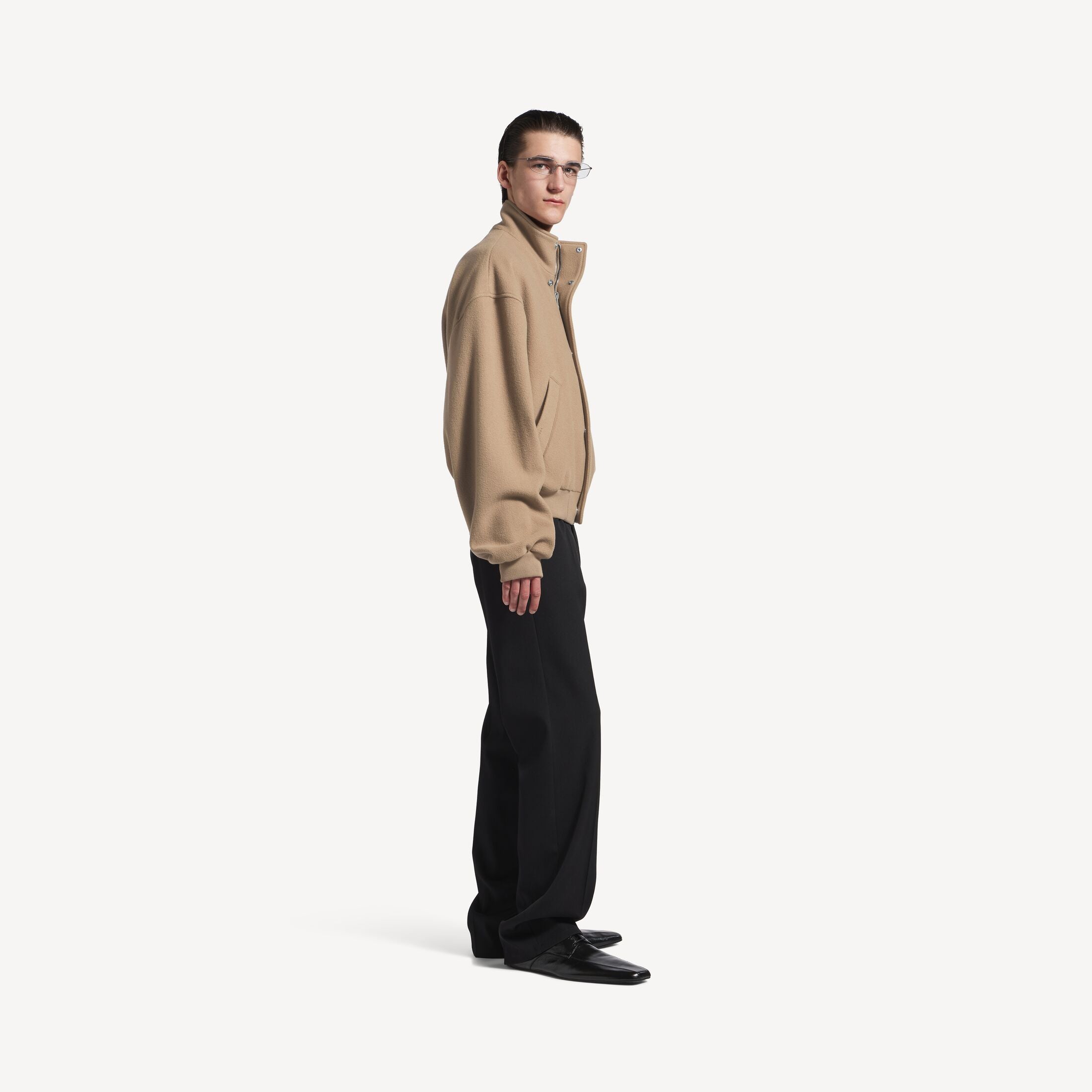 BALENCIAGA Men's Blouson in Camel