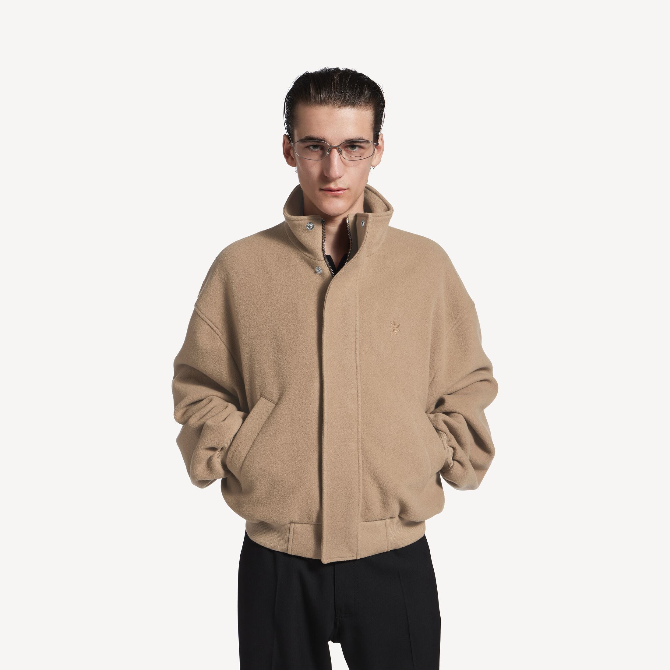 BALENCIAGA Men's Blouson in Camel