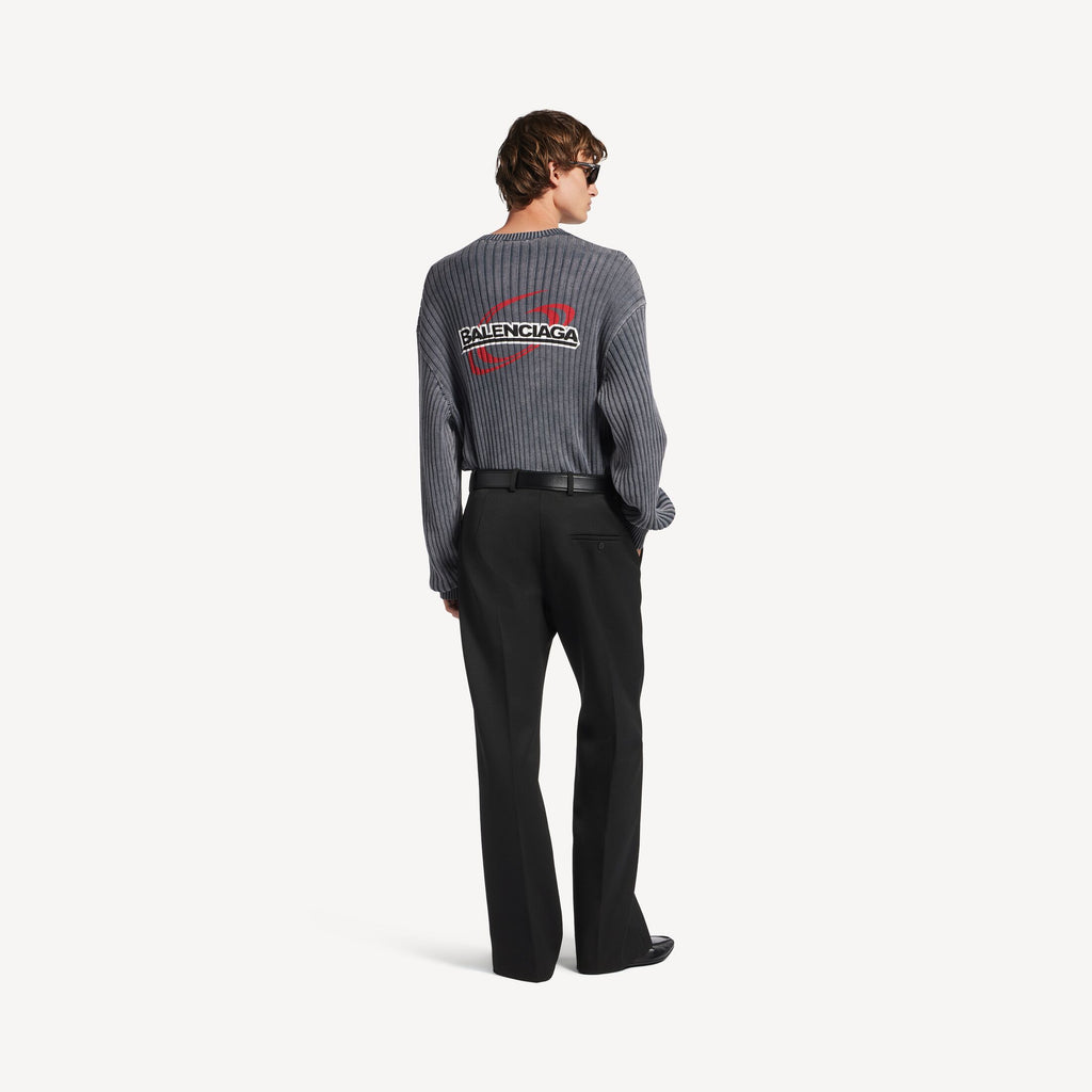 BALENCIAGA Men's Too Far Tailored Pants in Black