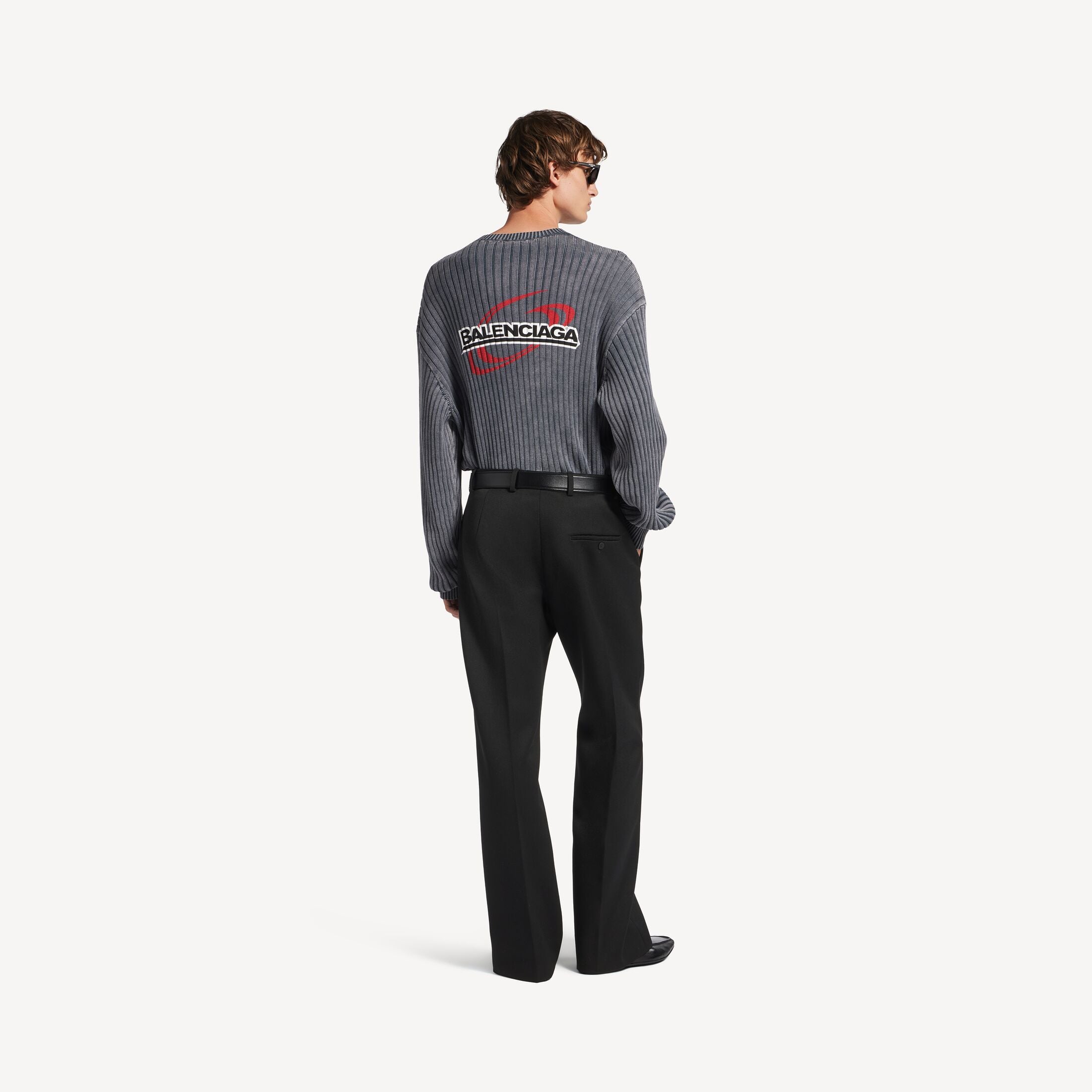 BALENCIAGA Men's Too Far Tailored Pants in Black