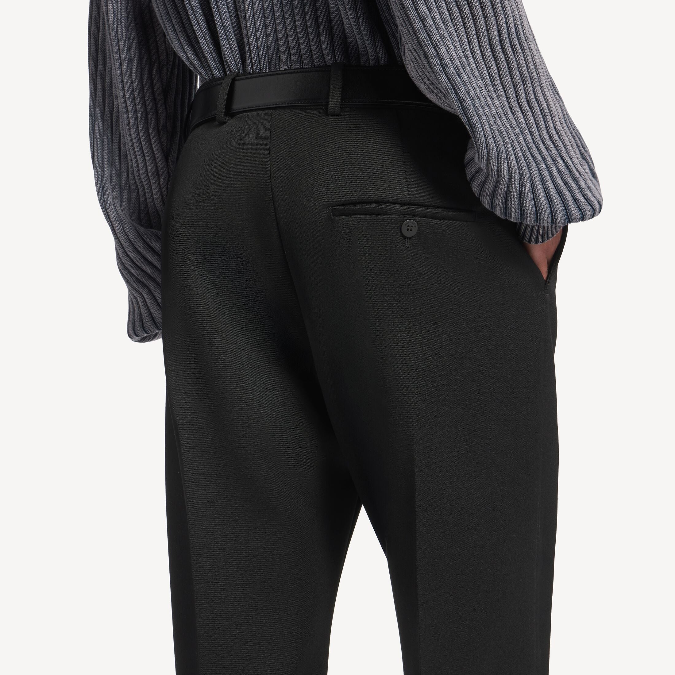 BALENCIAGA Men's Too Far Tailored Pants in Black