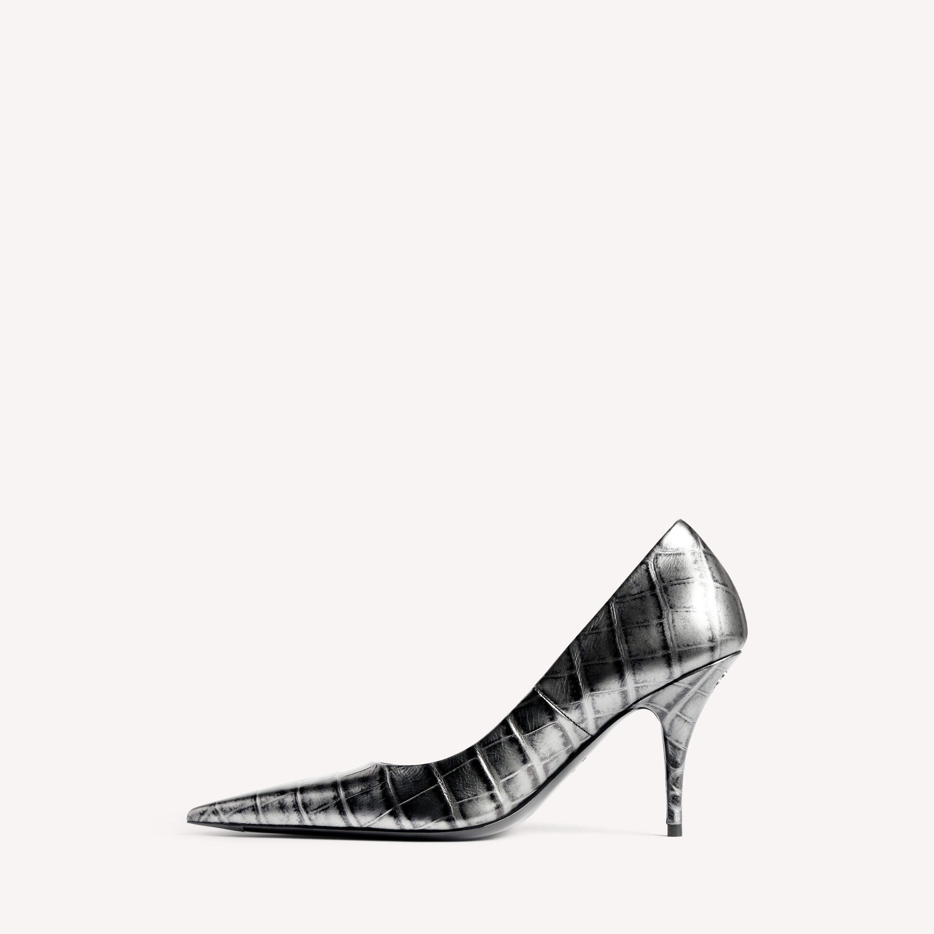 BALENCIAGA  Women's Pump in Gun Metal