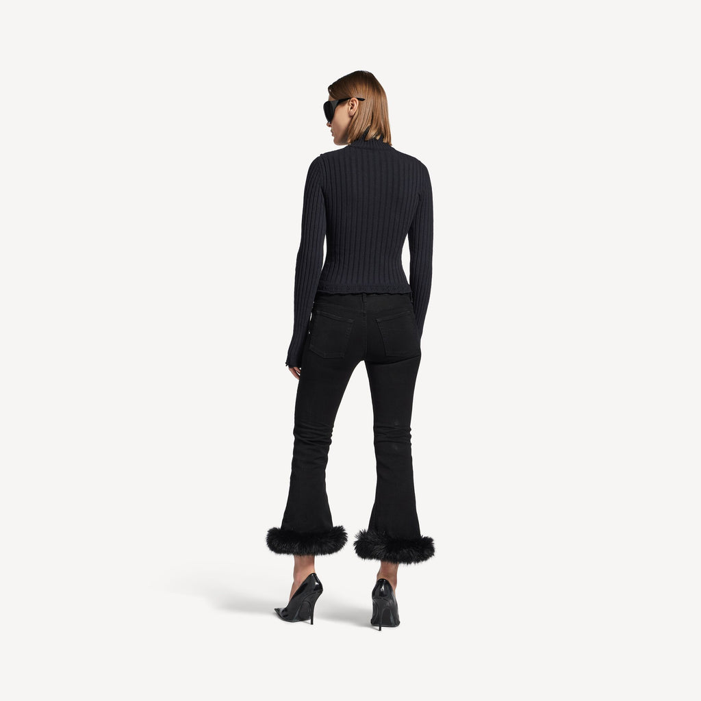 BALENCIAGA Women's Heart Top in Black