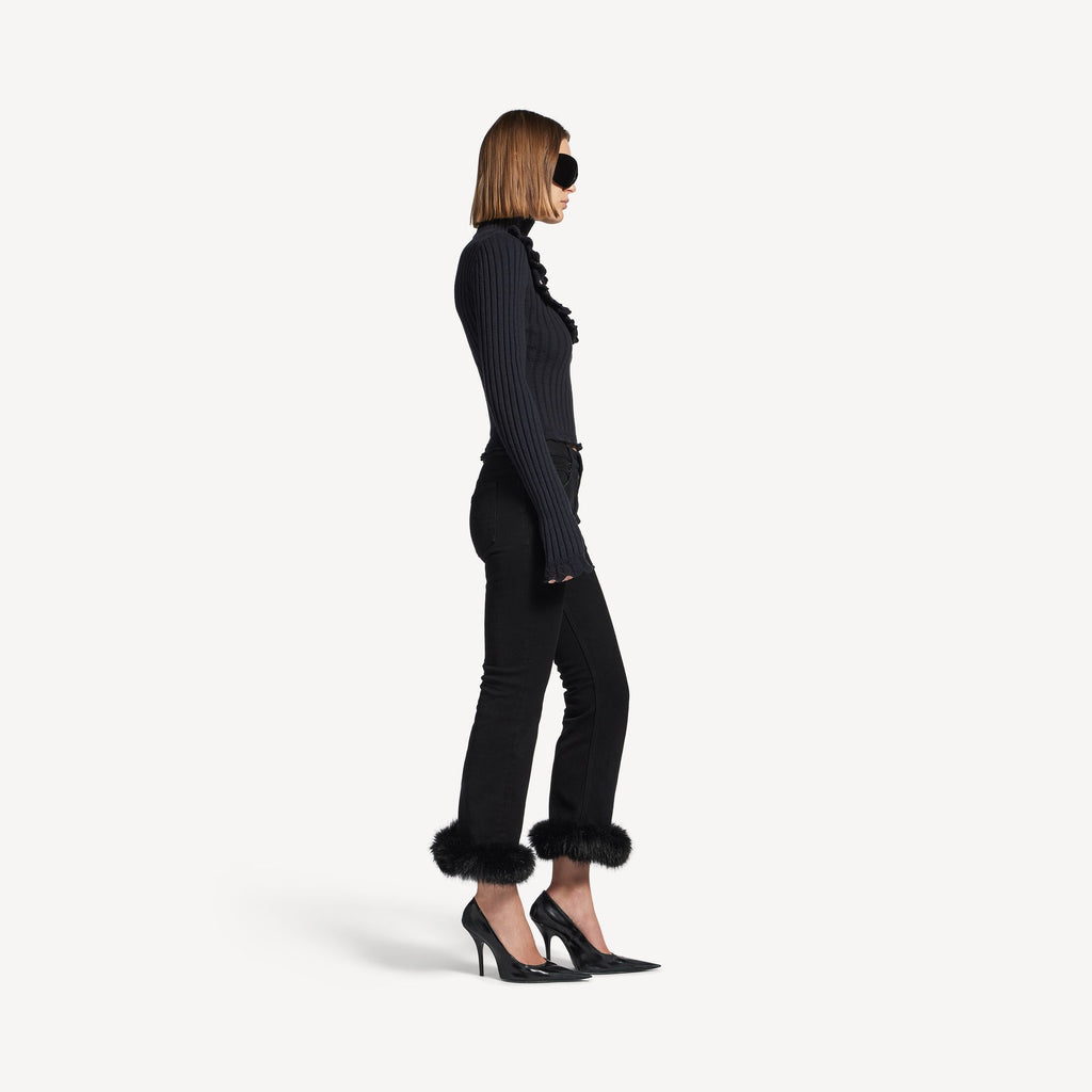 BALENCIAGA Women's Heart Top in Black