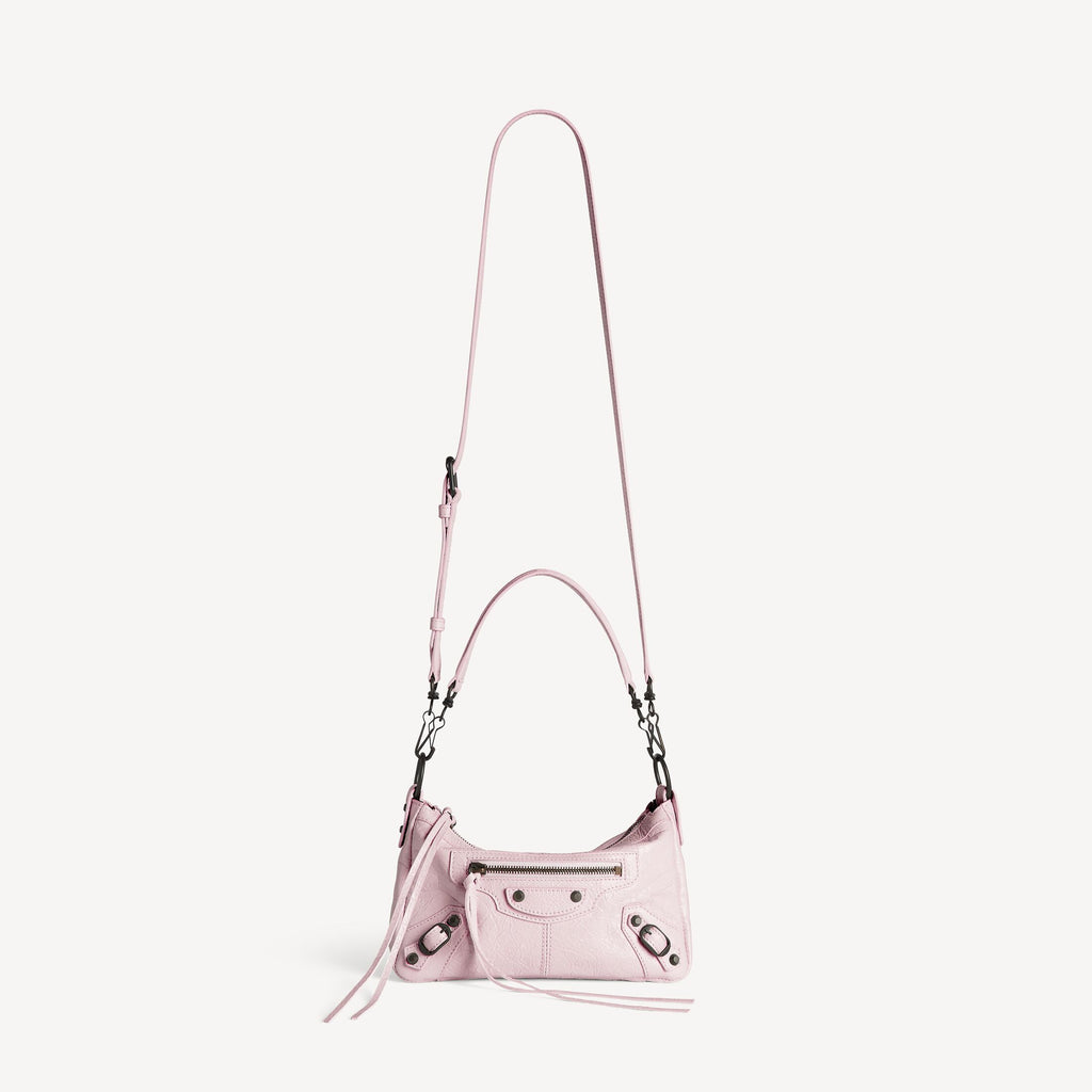 BALENCIAGA Women's Le City Moto Mini in Petal Pink