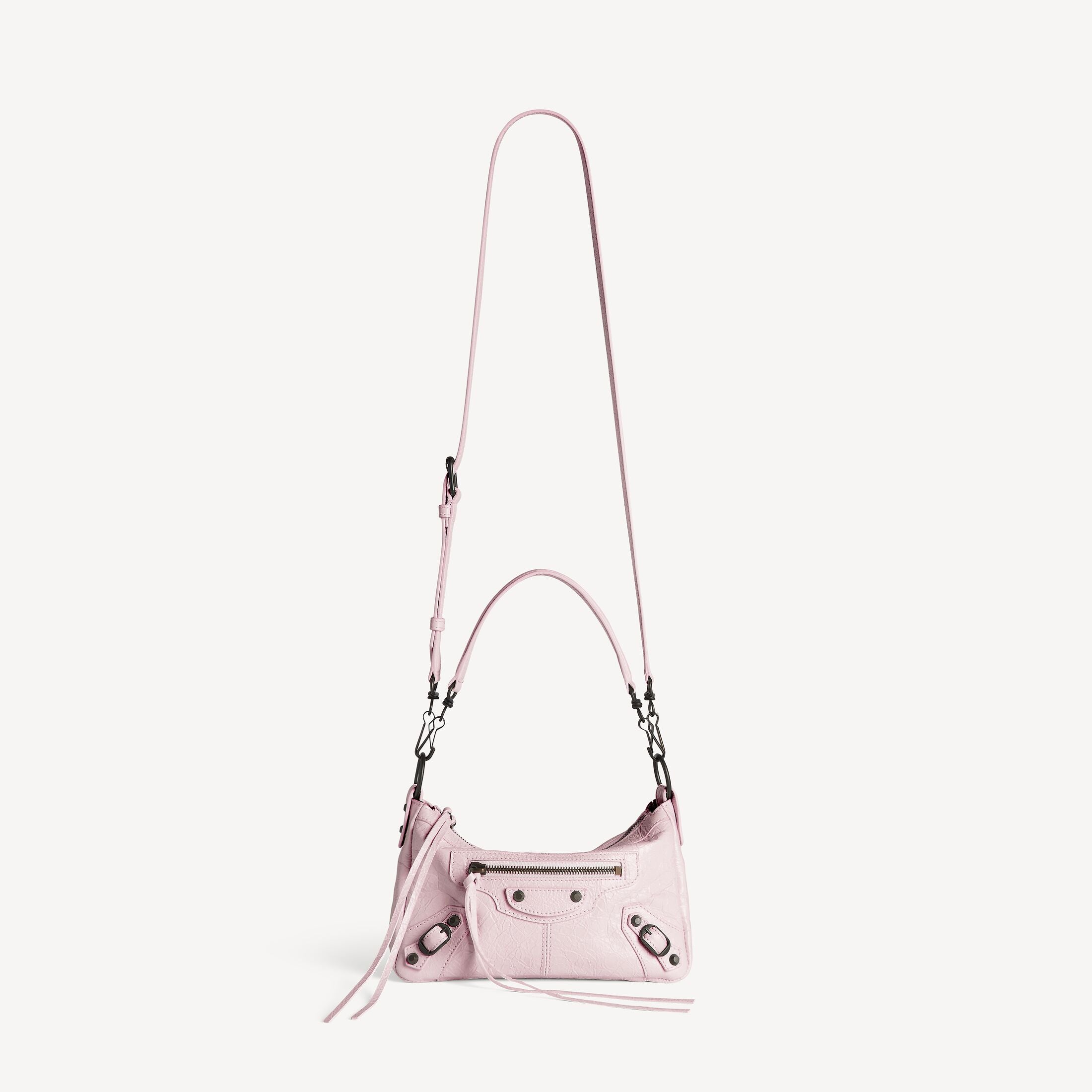 BALENCIAGA Women's Le City Moto Mini in Petal Pink
