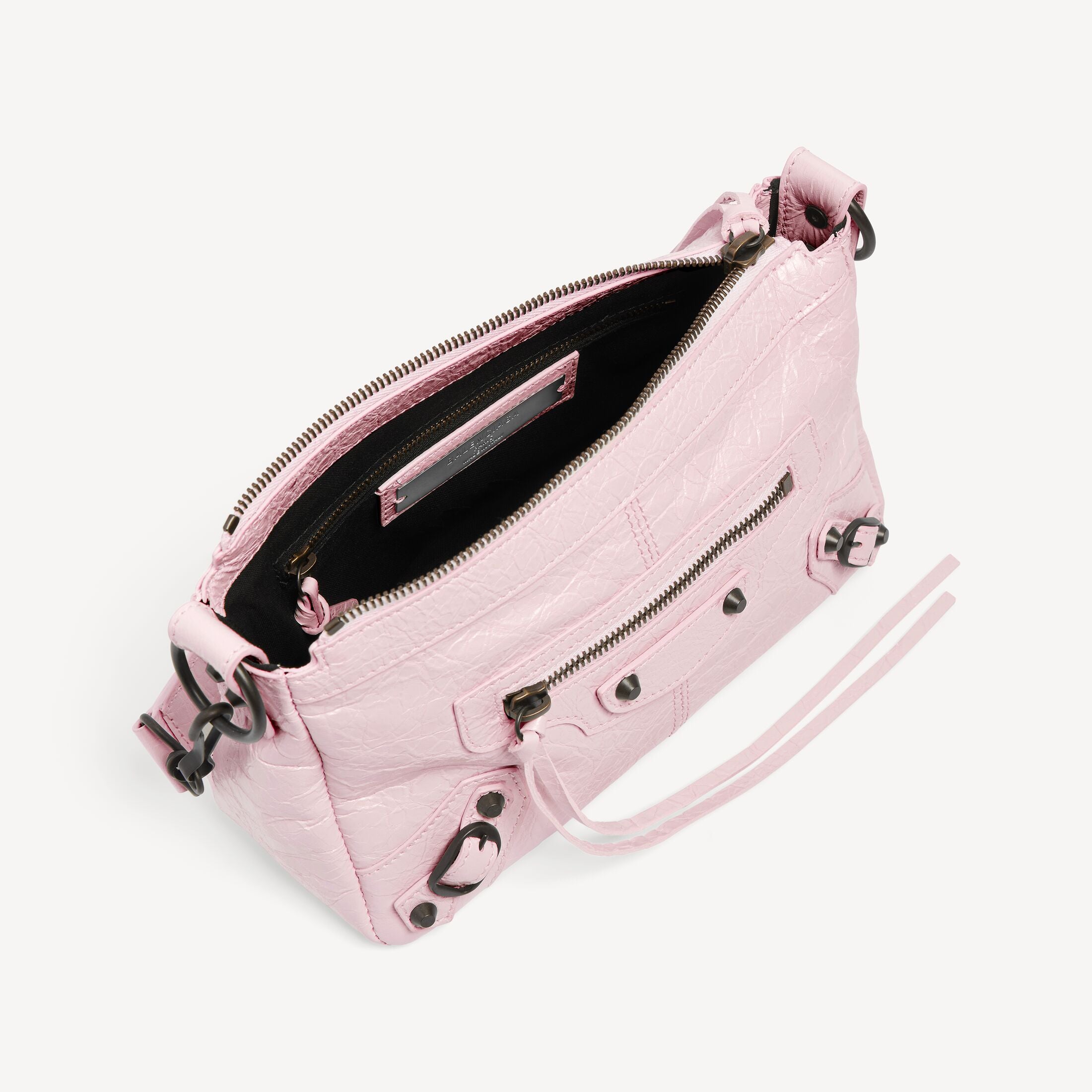 BALENCIAGA Women's Le City Moto Mini in Petal Pink