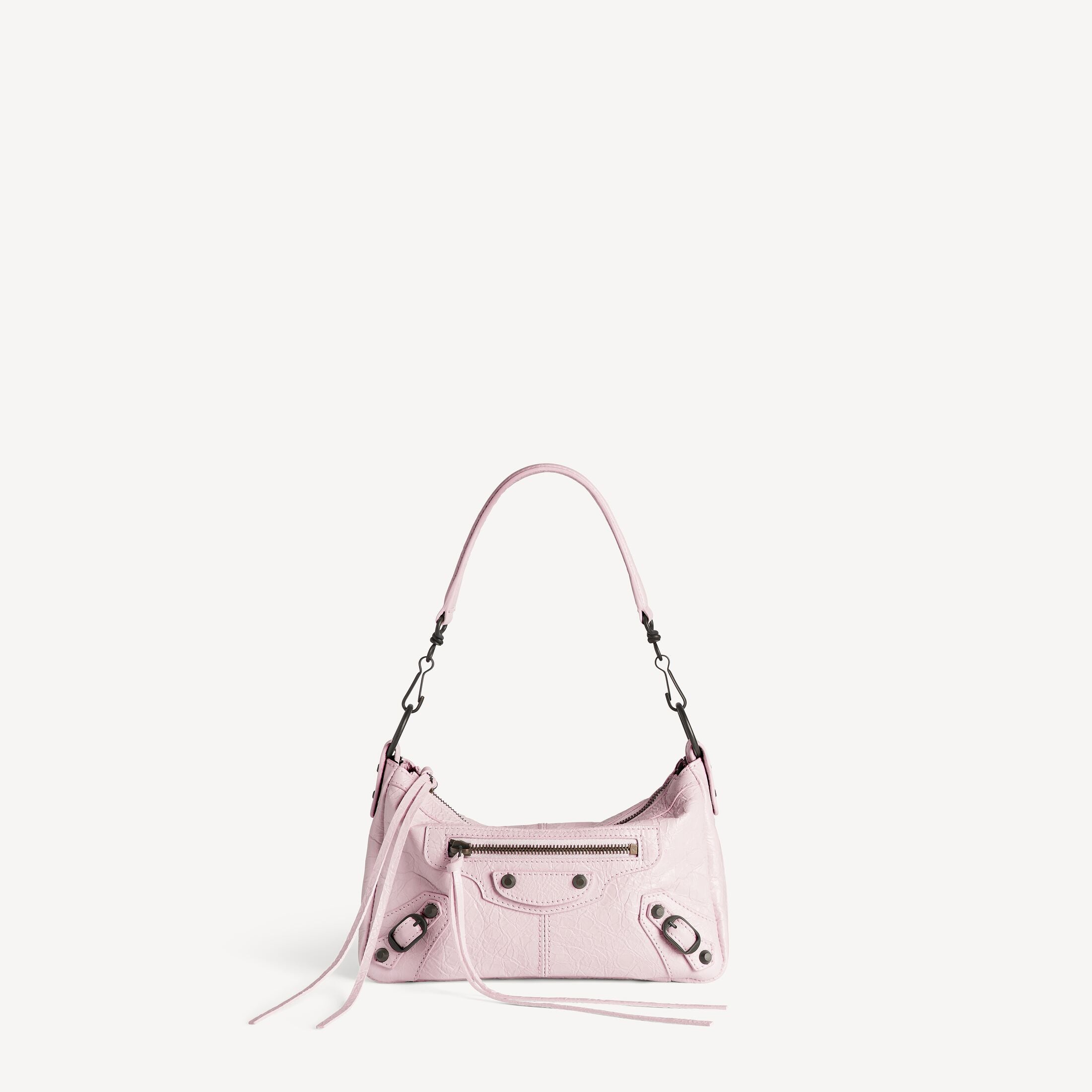 BALENCIAGA Women's Le City Moto Mini in Petal Pink