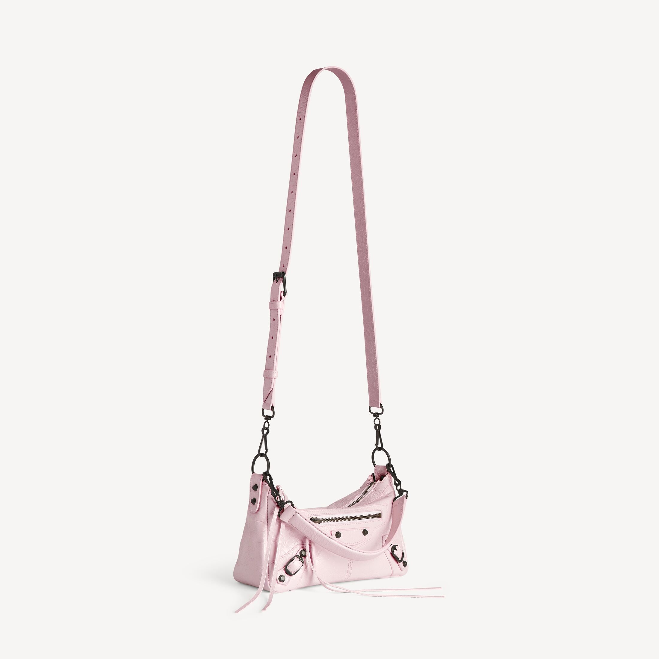 BALENCIAGA Women's Le City Moto Mini in Petal Pink
