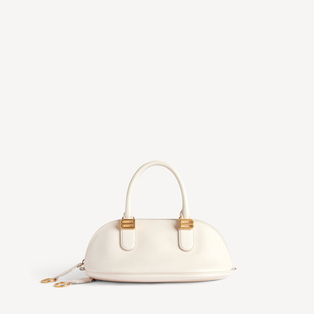 BALENCIAGA Women's Bolero Bowling Bag Mini in Cream