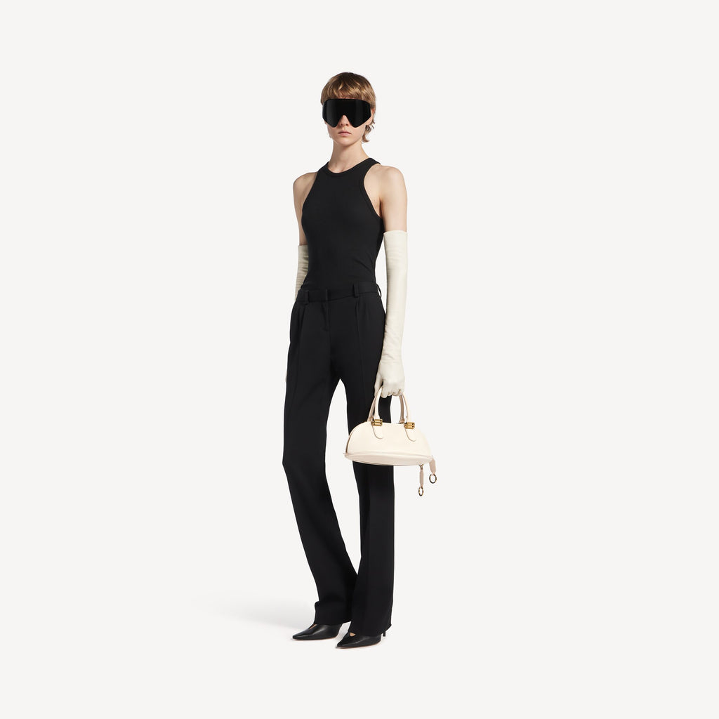 BALENCIAGA Women's Bolero Bowling Bag Mini in Cream