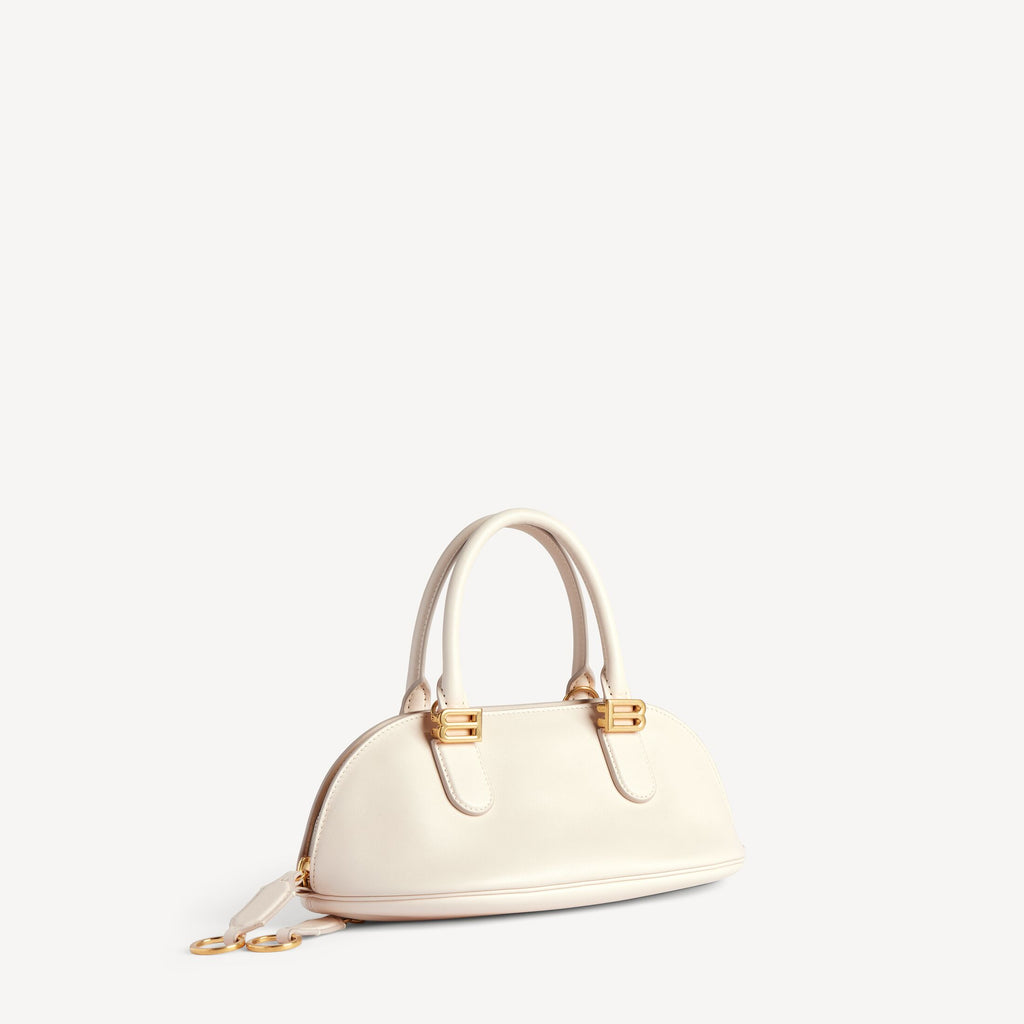 BALENCIAGA Women's Bolero Bowling Bag Mini in Cream