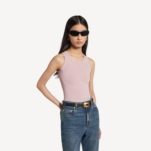 BALENCIAGA Women's Tank Top in Dusty Pink