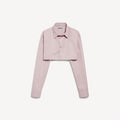 BALENCIAGA Women's Cropped Shirt in Dusty Pink