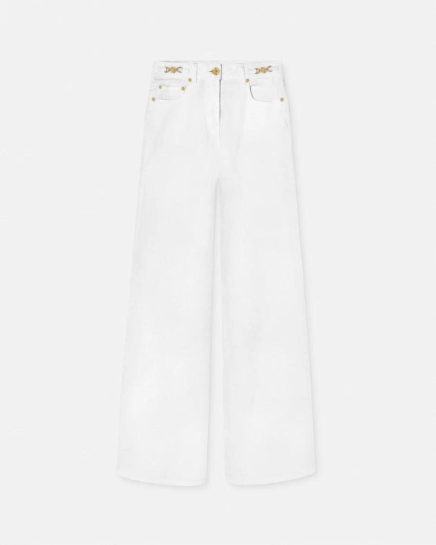 Versace Wide-Leg Flared Jeans