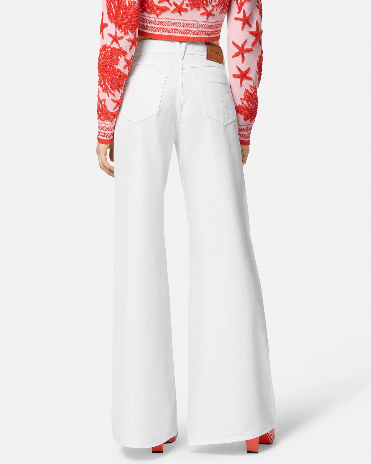 Versace Wide-Leg Flared Jeans