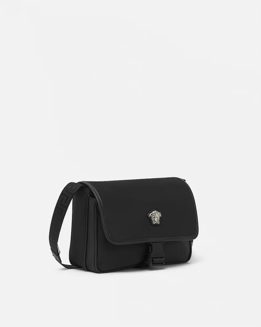 Versace La Medusa Nylon Messenger Bag