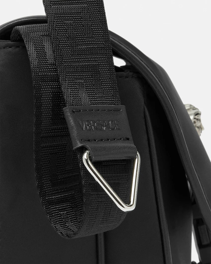 Versace La Medusa Nylon Messenger Bag