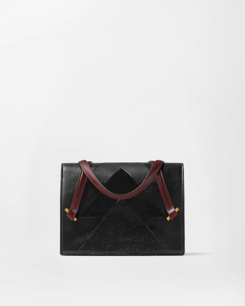 Severine Python-Effect Leather Shoulder Bag