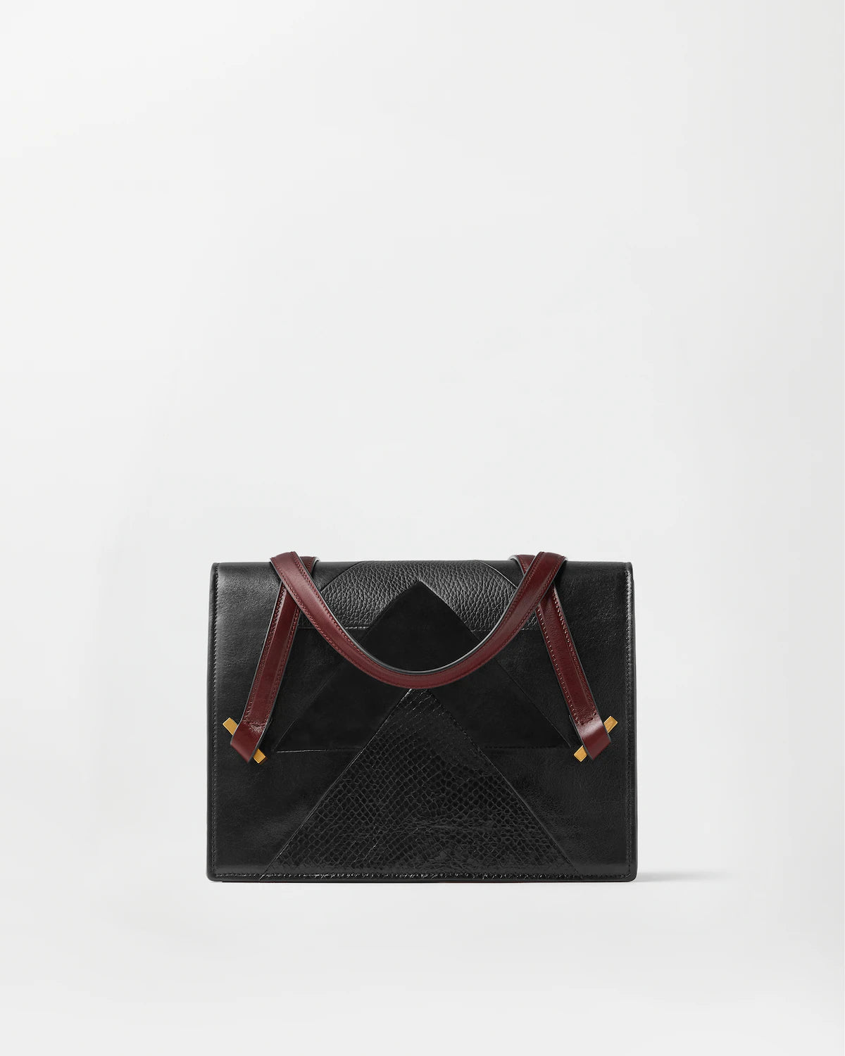 Severine Python-Effect Leather Shoulder Bag