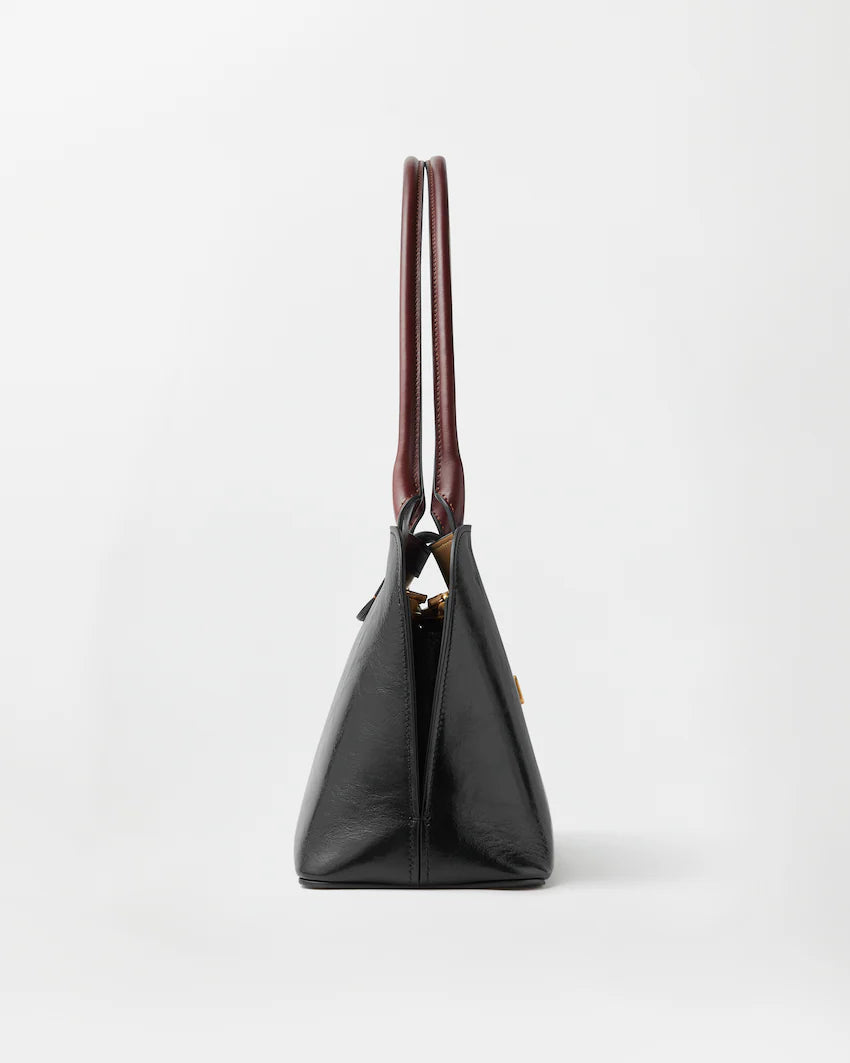 Versace Vivian Leather East/West Shoulder Bag