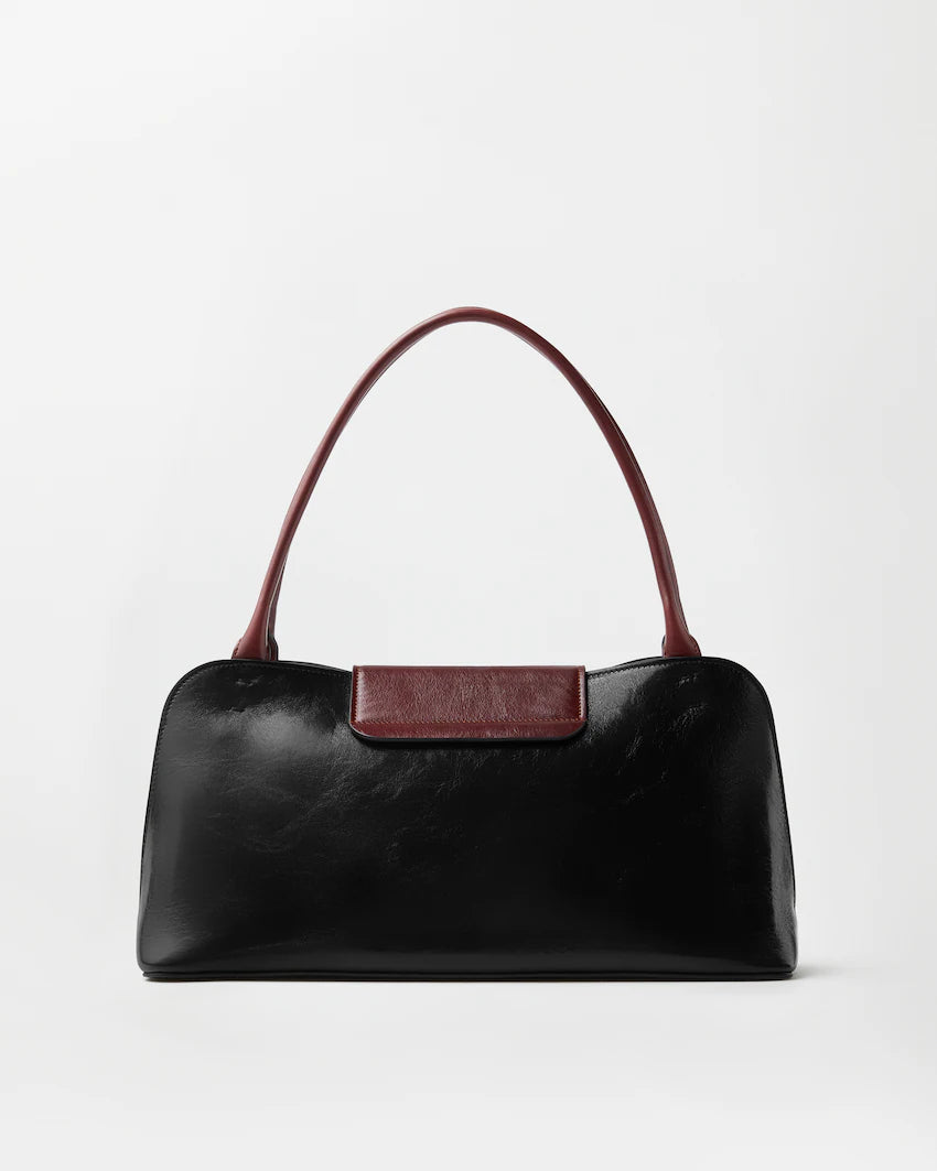 Versace Vivian Leather East/West Shoulder Bag