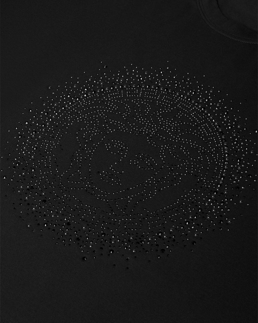 Versace Embellished Cotton-Jersey T-Shirt