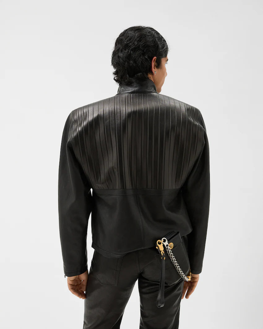 Versace Leather Blouson