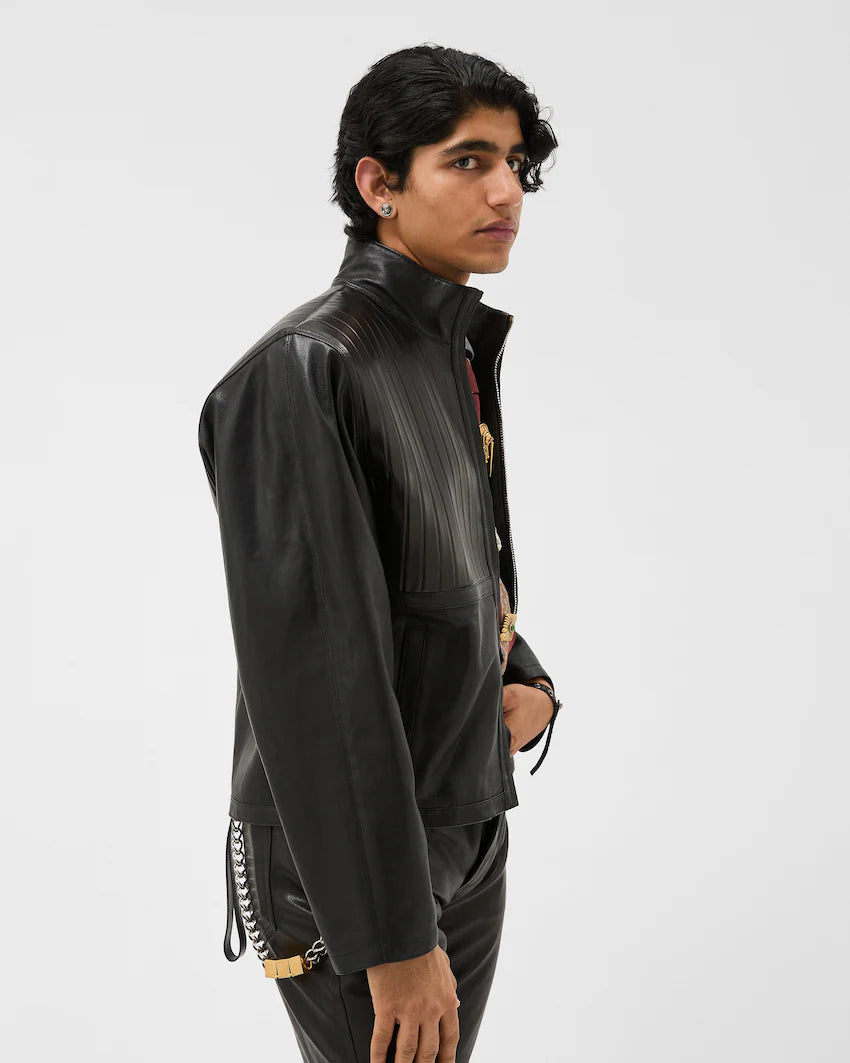 Versace Leather Blouson