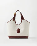 Versace RiviÃ¨re Large Canvas Tote