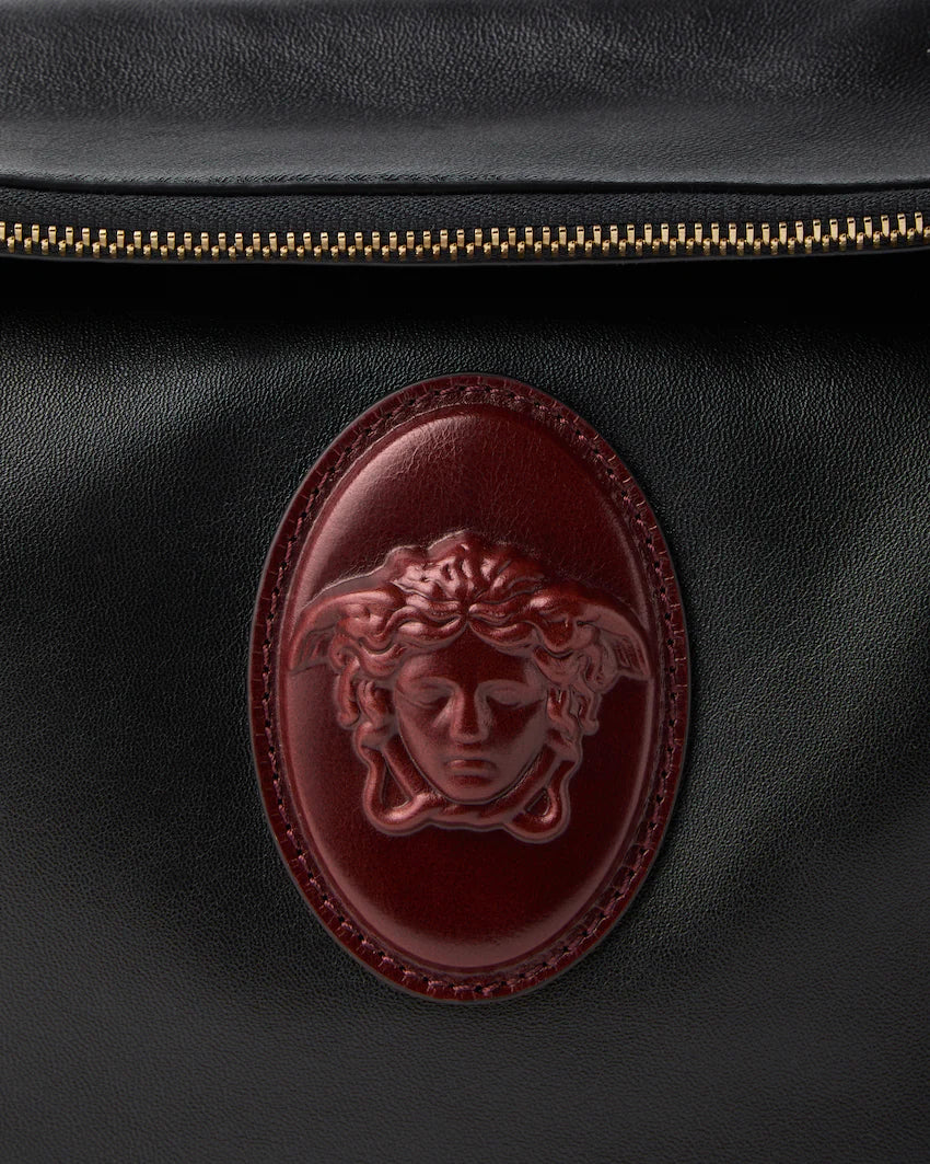 Versace Lou Nappa Shoulder Bag