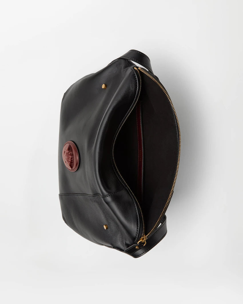 Versace Lou Nappa Shoulder Bag
