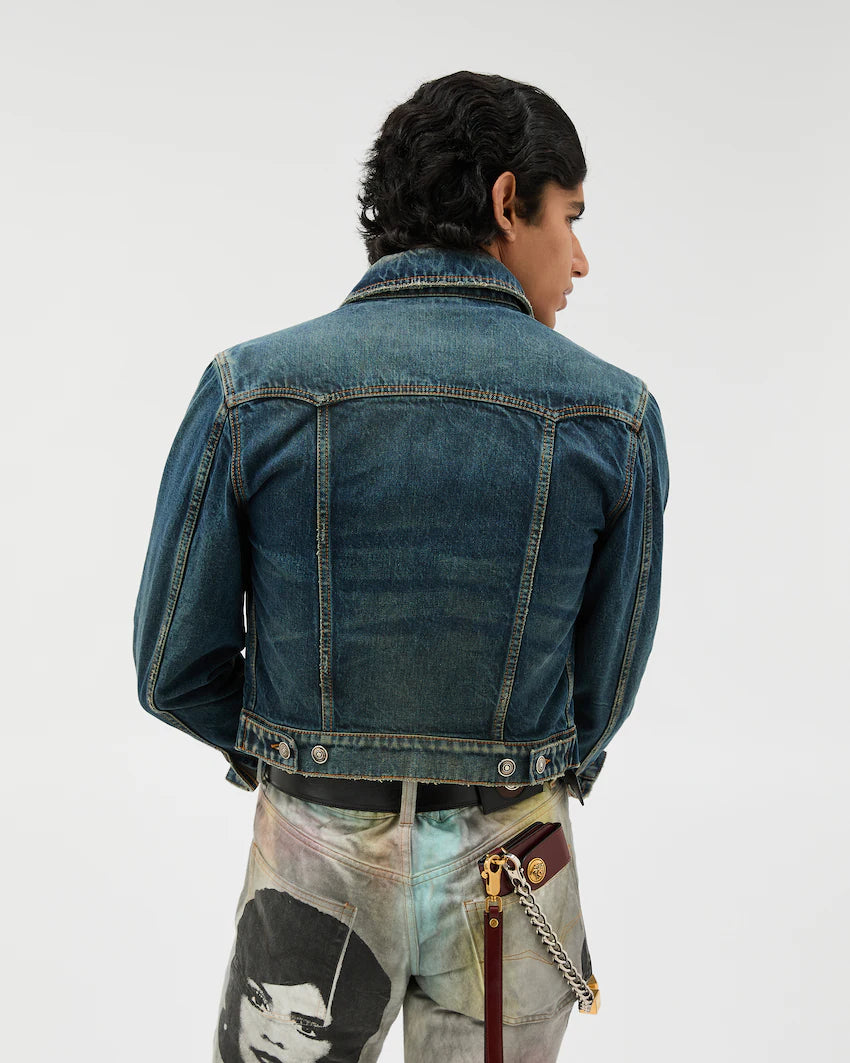 Distressed Denim Jacket