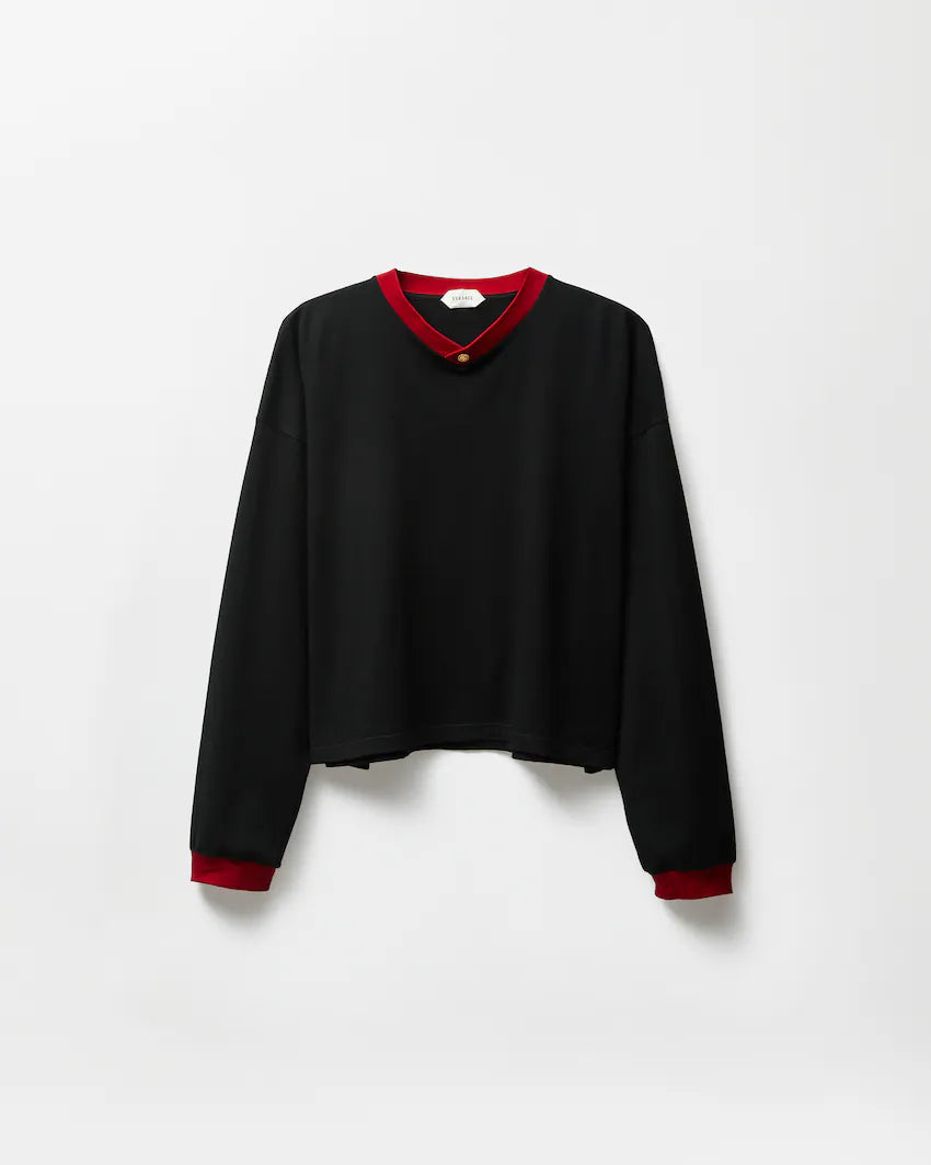 Stretch Cotton-Jersey Long-Sleeved T-Shirt