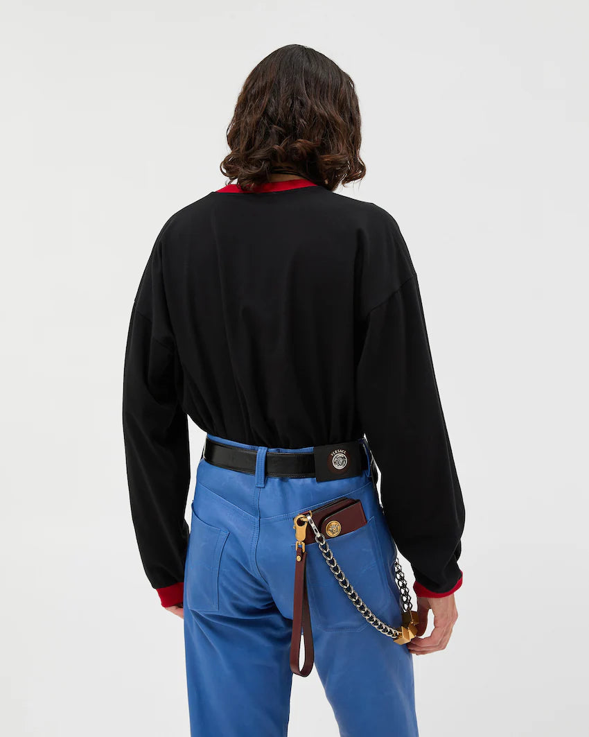 Stretch Cotton-Jersey Long-Sleeved T-Shirt