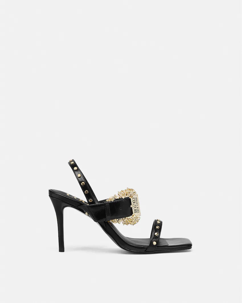 Versace Studded Emily Slingback Sandals
