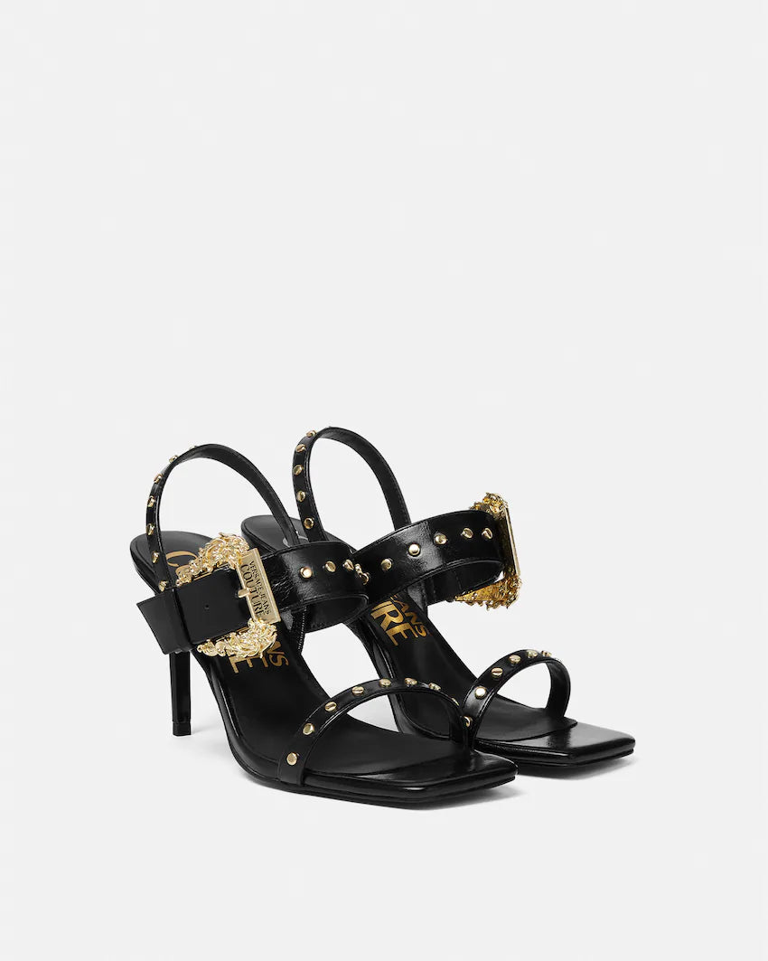 Versace Studded Emily Slingback Sandals