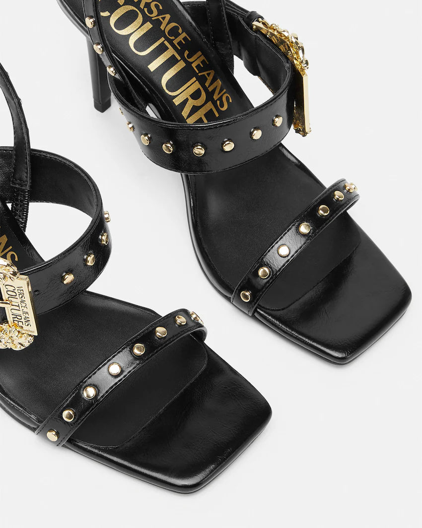 Versace Studded Emily Slingback Sandals