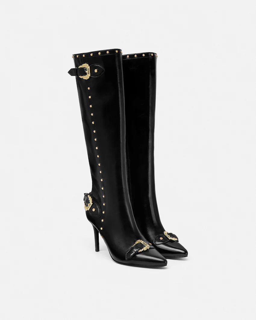 Versace Couture1 Scarlett Knee-High Boots