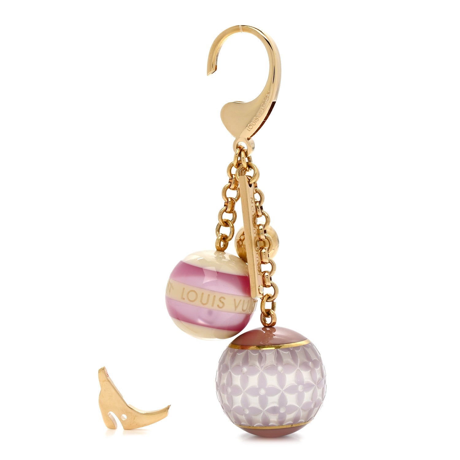 Mini Lin Croisette Bag Charm Violet