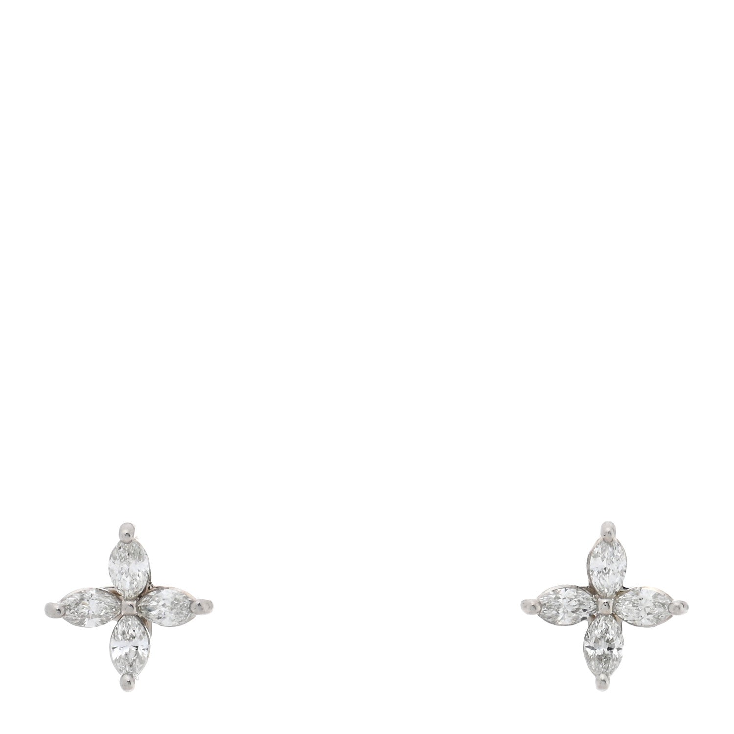 Platinum Diamond .19ct Mini Victoria Earrings
