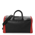 Calfskin Sneakender Studded Duffle Bag Black