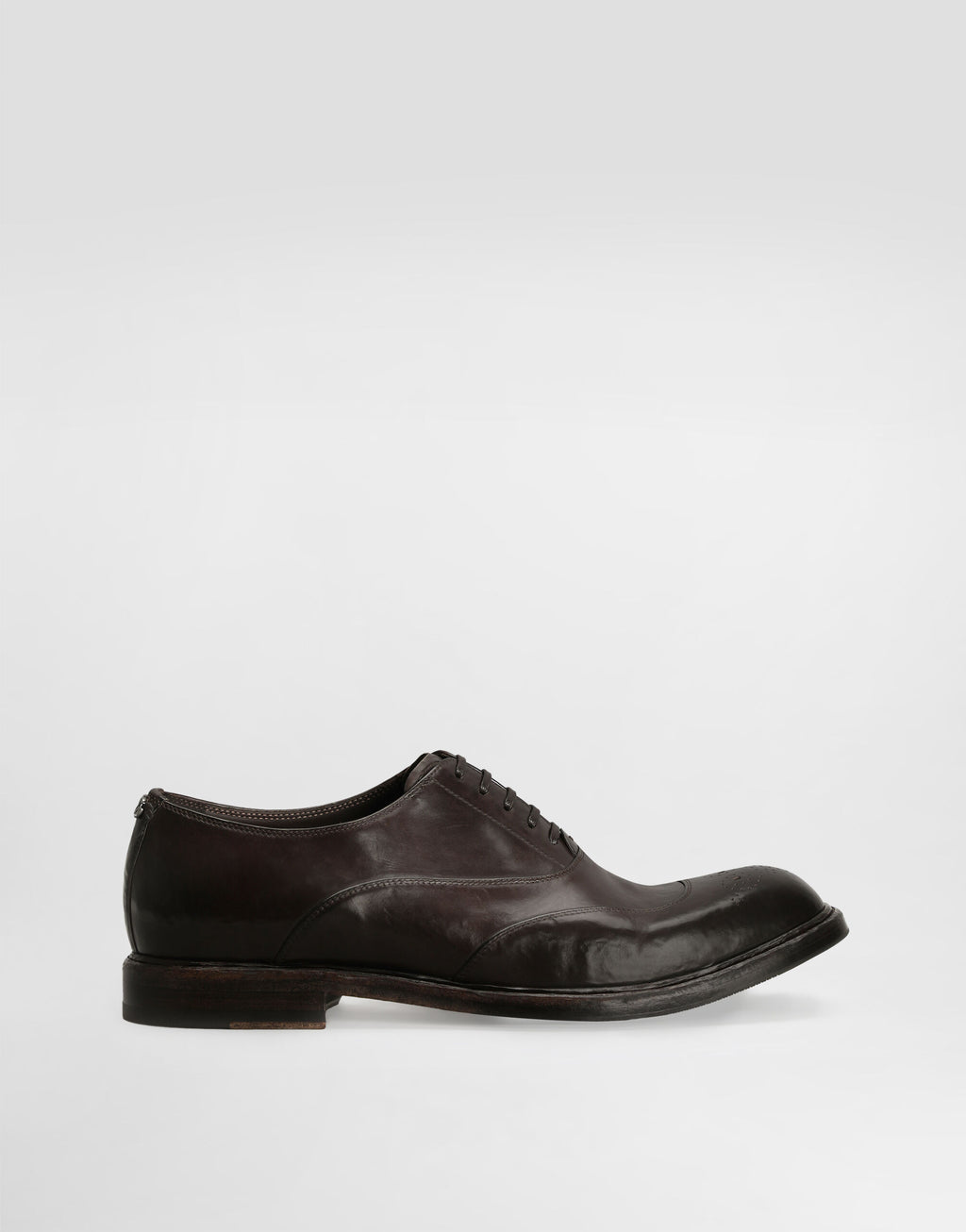 DOLCE & GABBANA washed lace men's shoes