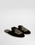 DOLCE & GABBANA men's velvet slippers