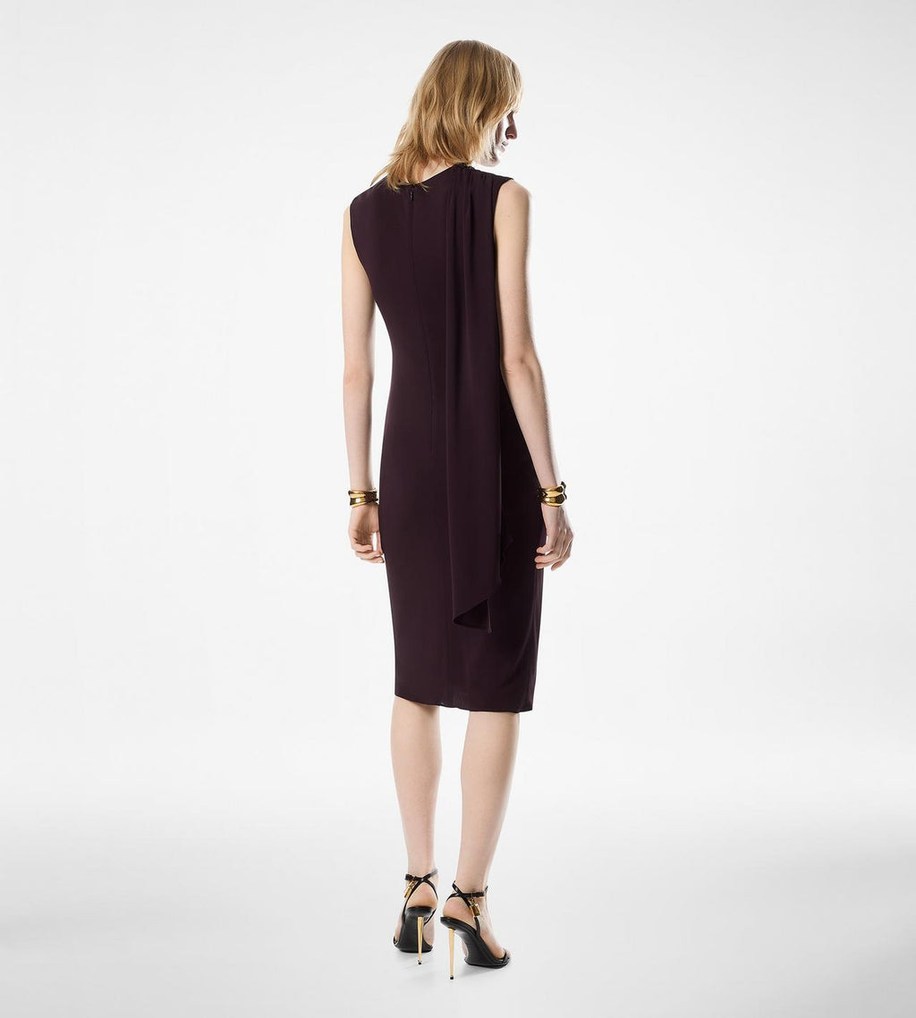 TOM FORD DRESS WITH SCARF DETAIL