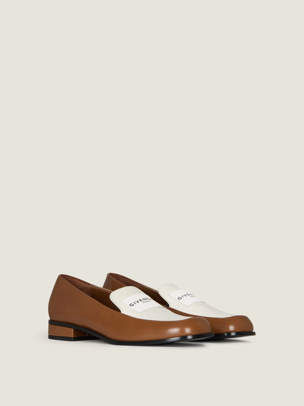 GIVENCHY Tux bicolor loafers in leather