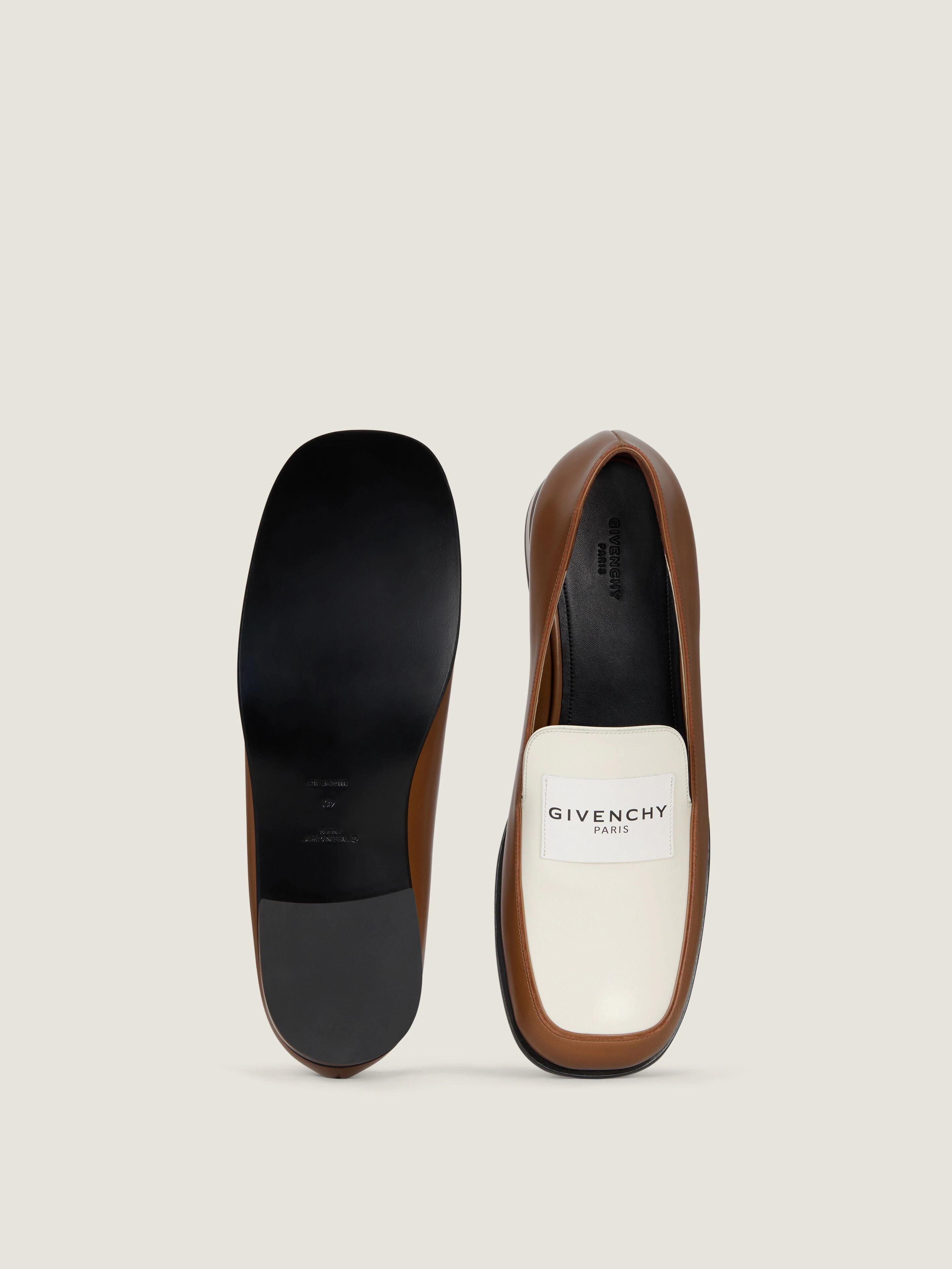 GIVENCHY Tux bicolor loafers in leather